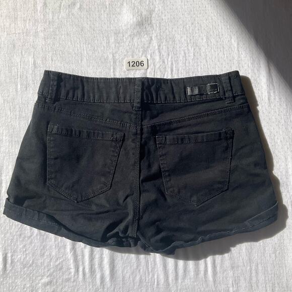 C’est Toi Women’s Casual Khaki Short Shorts size S, Solid Black - Picture 9 of 9